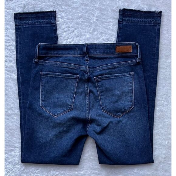 Abercrombie & Fitch The Super Skinny Ankle Mid Rise Raw Released Hem Jeans, 27 - Picture 14 of 16